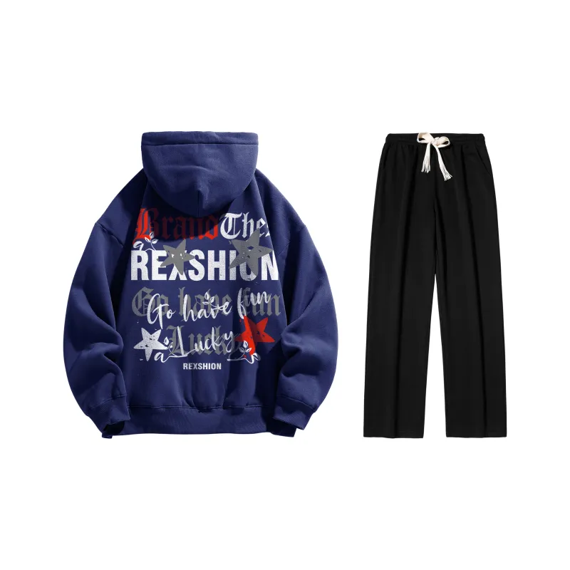 REXSHION Sweatshirt Sets Unisex-11
