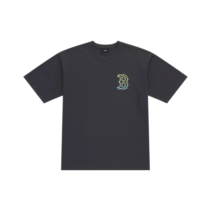 MLB Boston Red Sox Basic Collection SS25 T Shirt Unisex Charcoal Gray-1