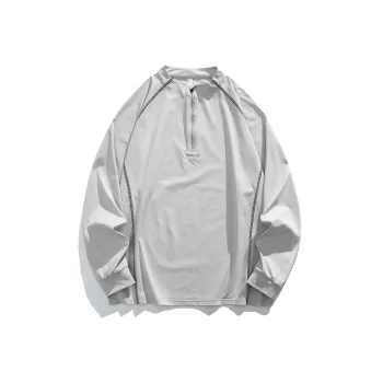 Ordifen Raglan Sleeve T Shirt Unisex Light White Gray