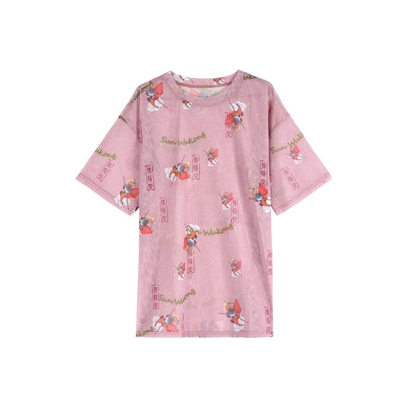 JK&JS Crew Neck Loose Fit Other Short-Sleeved T-Shirt Women's-6