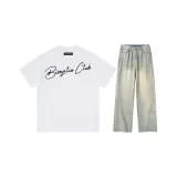 Clothing Sets[White Short-Sleeved & Black Pants+Yellow Mud Jeans]