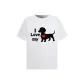 White Puppy Loose Fit