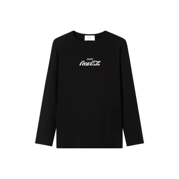 Coca Cola Drop Shoulder Sleeve T Shirt Women's