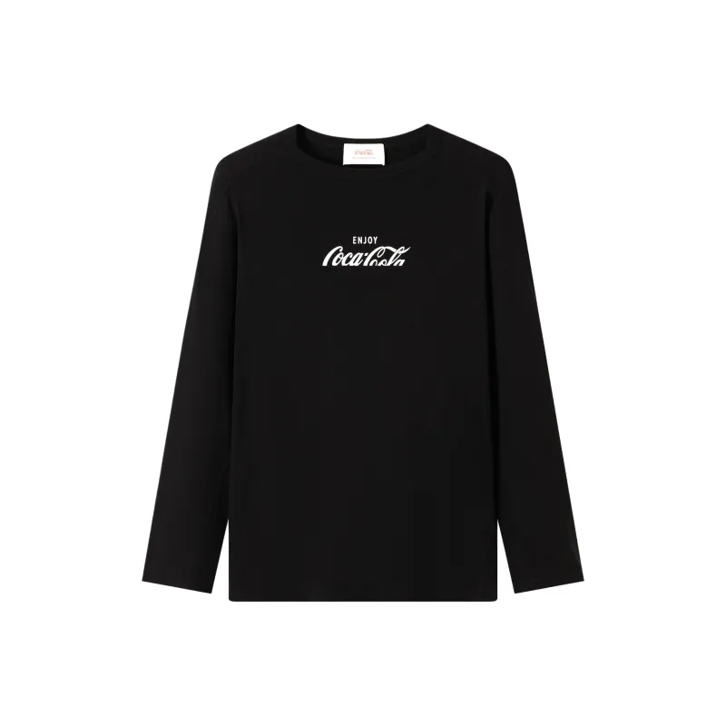 Coca Cola Drop Shoulder Sleeve T Shirt Women's-0