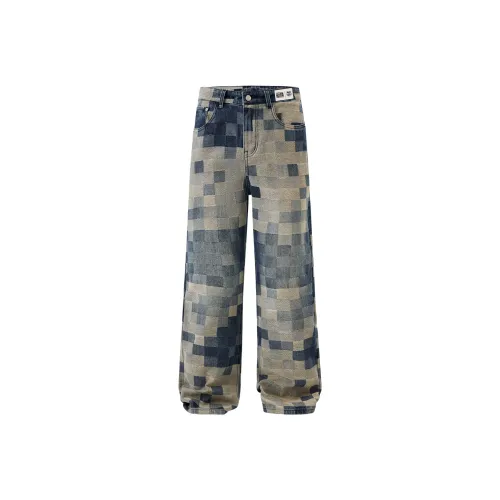 FCMM Jeans Unisex Mosaics Blue