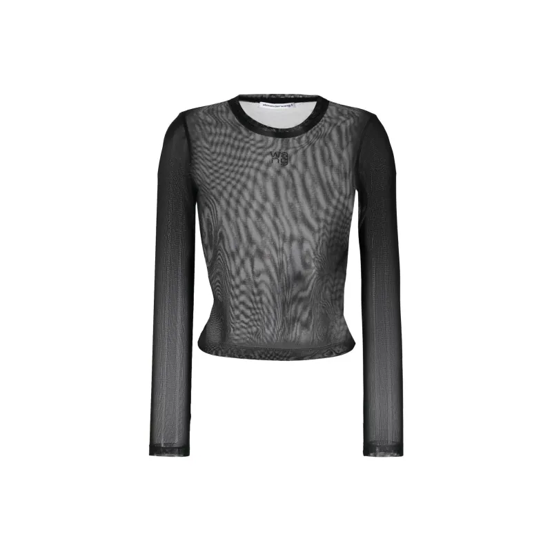 alexander wang Semi-sheer Mesh Top-0