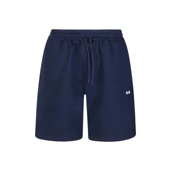 MSGM Logo Printed Drawstring Shorts
