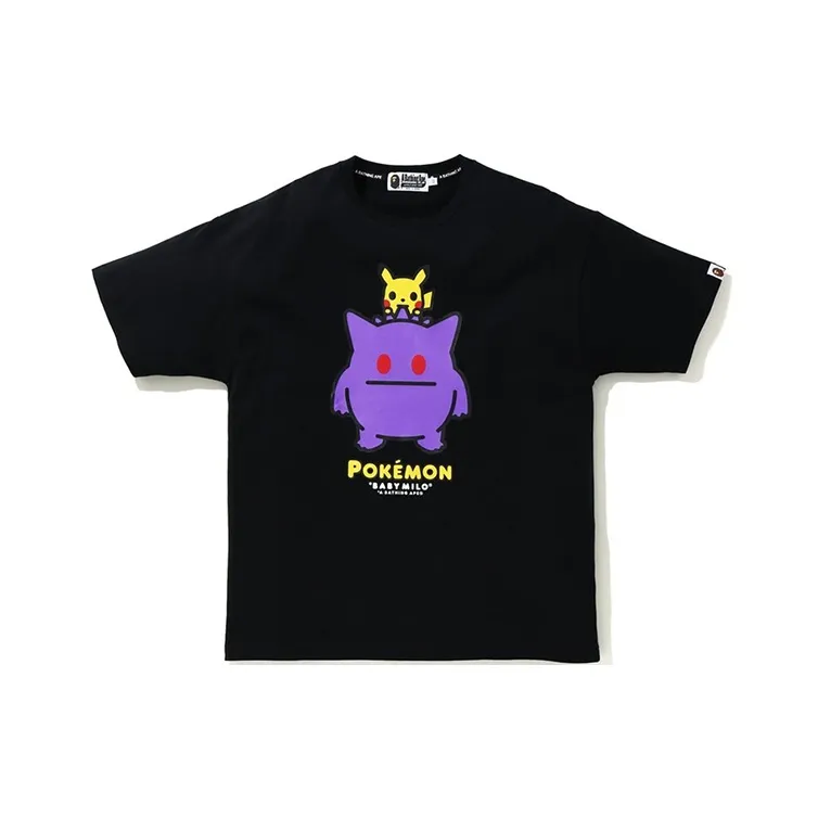 A BATHING APE X Pokemon Oversized Ladies Gengar Tee #2 Purple-0