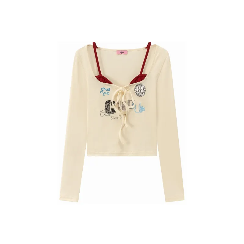 CHUU T-Shirt Women's Vintage Red-2