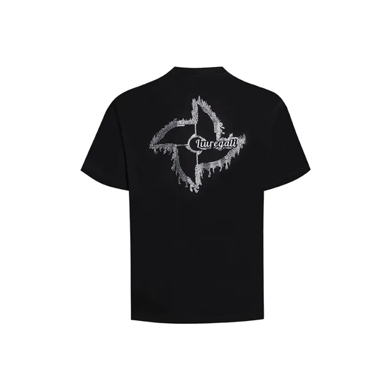 LIUREGALI T Shirts Unisex Black-1