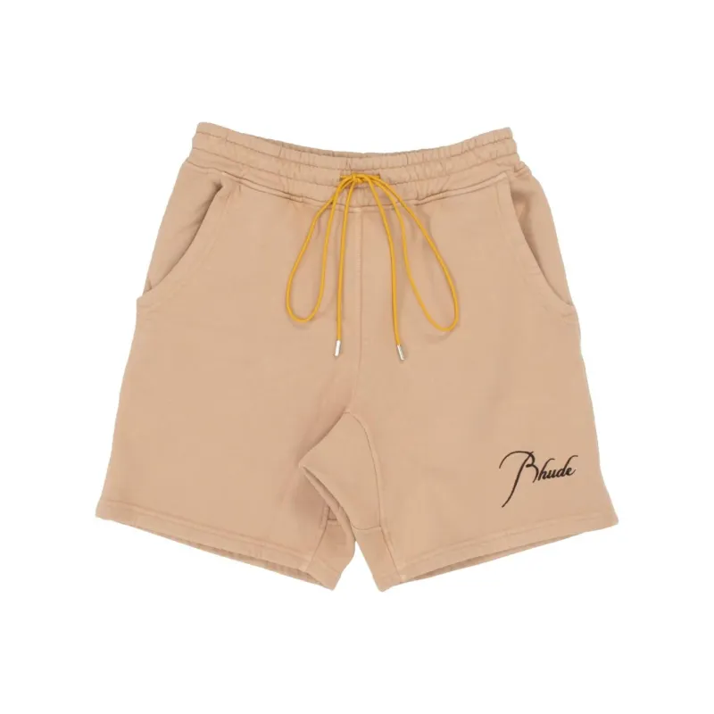 RHUDE Terry 'Sand' Track Shorts-0