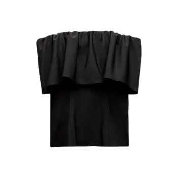 ZARA Tank Tops Women's Black