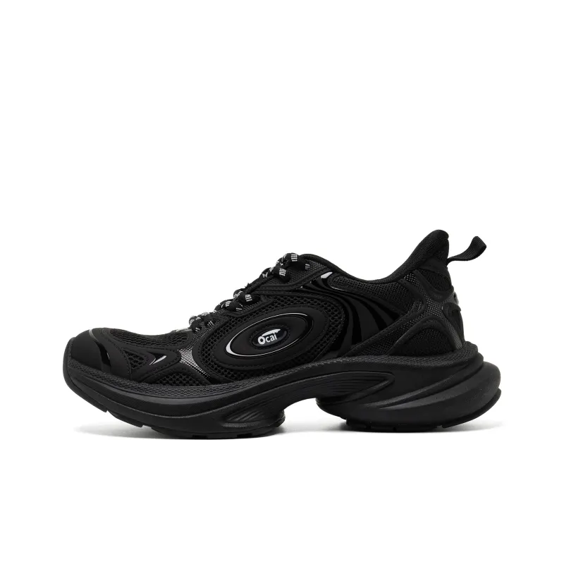 Ocai Slip Resistant And Abrasion Resistant Coverage Low Top Casual Running Shoes Unisex Black Warrior-0