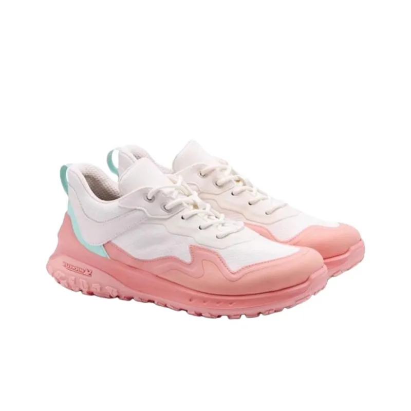 Ecco Otto Series Abrasion Resistant Low Top Mountaineering & Hiking Shoes Women's Pink White-2