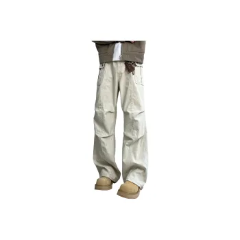 OPOX Casual Pants Unisex Apricot