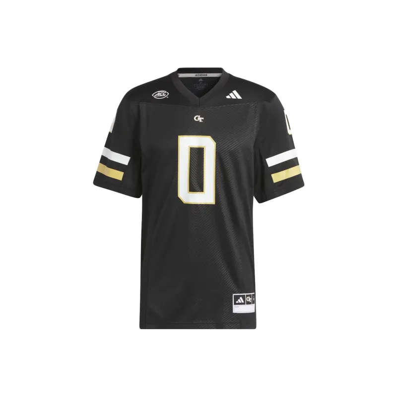 Adidas Georgia Tech Football Off Field Ghost Jersey-0