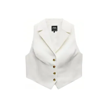 ZARA Tank Tops Women's White