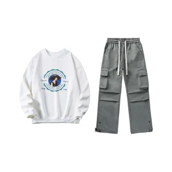 Hepburn Cat Sweatshirt Sets Unisex