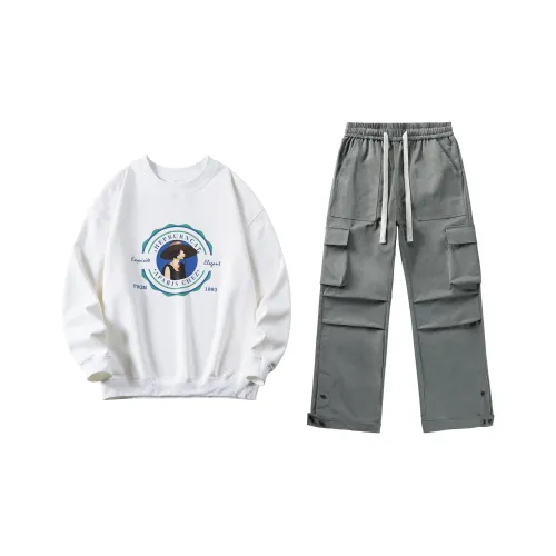 Hepburn Cat Sweatshirt Sets Unisex