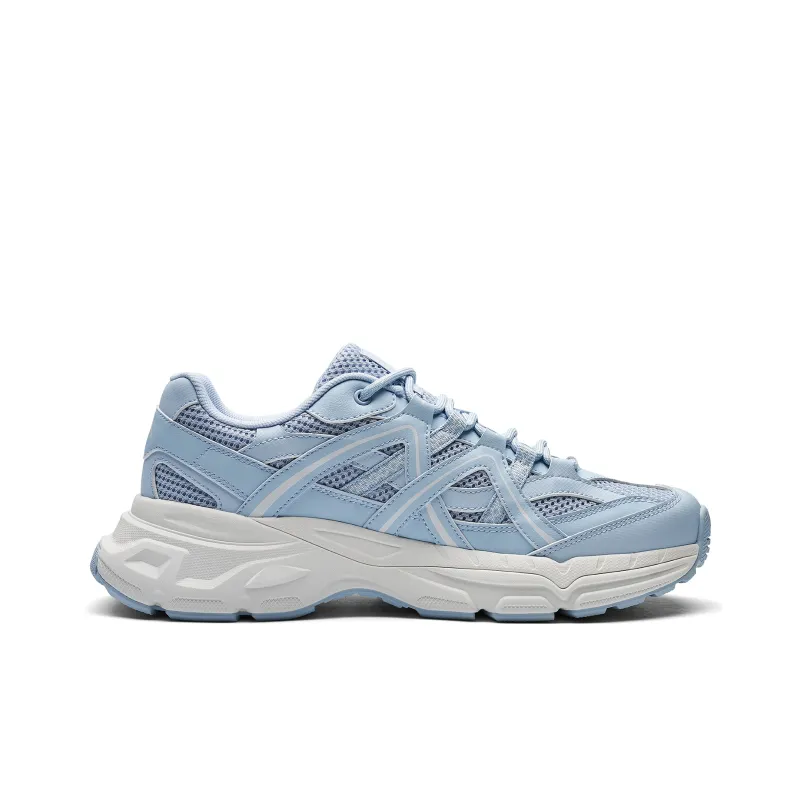 Kappa Back to Back Slip Resistant, Abrasion Resistant, Breathable Low Top Chunky Sneakers Unisex Blue White-1