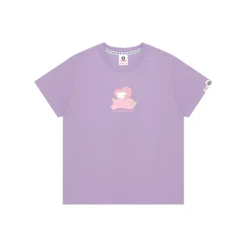 Aape By *A Bathing APE® Embroidered Logo T shirt
