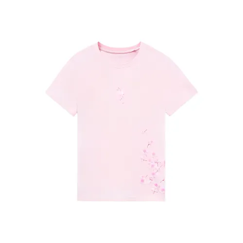 LINING Sports Trend Series T Shirts Women's Pink
