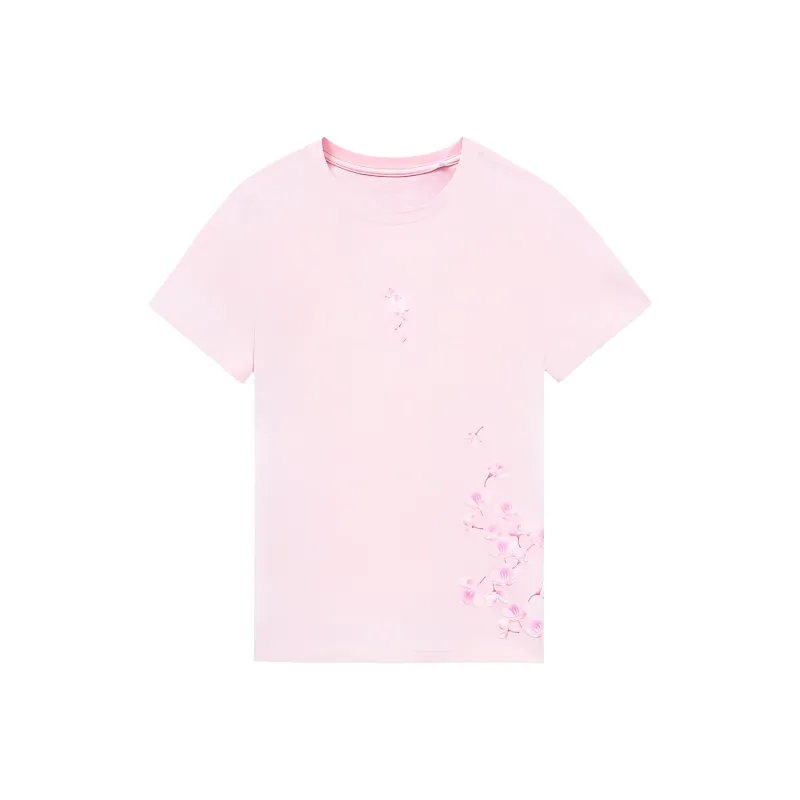 LINING Sports Trend Series T Shirts Women's Pink-0
