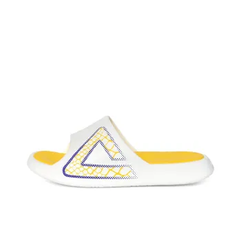 PEAK Slide Slippers Unisex White Yellow