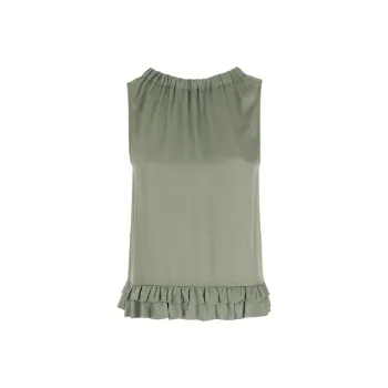 EMPORIO ARMANI SS21 T Shirt Women's Army Green