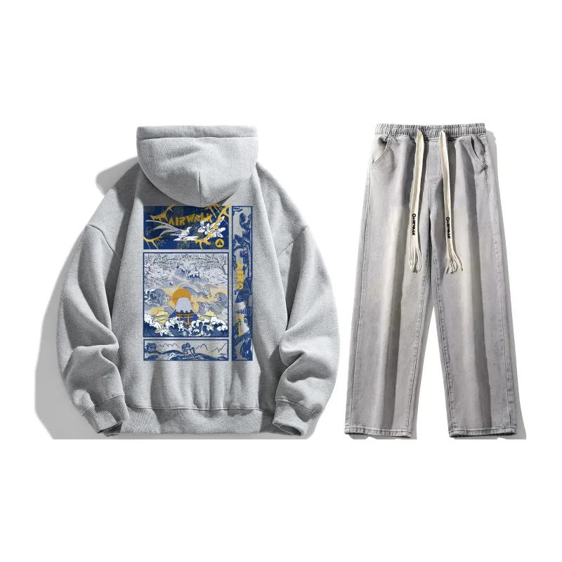 Airwalk Sweatshirt Sets Unisex-37