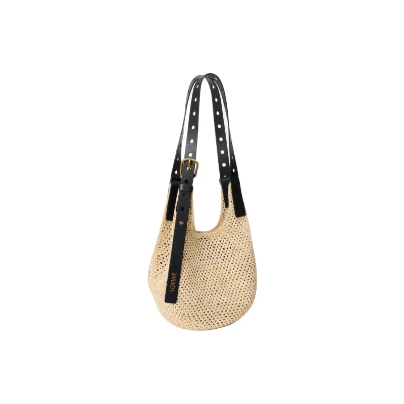 LOEWE Raffia Hobo Bag Shoulder Bag Trumpets Women's-1