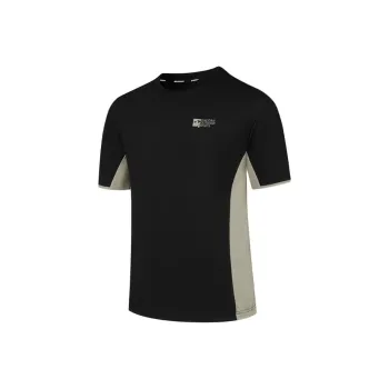 QIAODAN Sports Life Collection T Shirt Men's Black/Dry Field Khaki