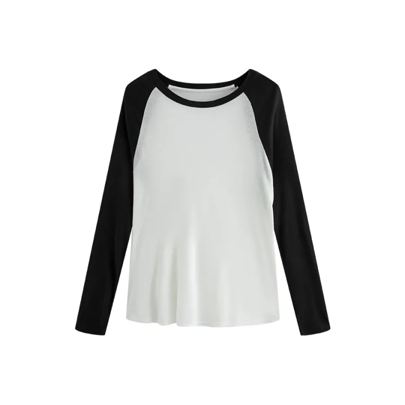 Juden Choi Raglan Sleeve T Shirt Women's Black-0