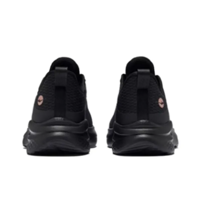 Erke Cushioning, Slip Resistant, And Abrasion Resistant Low Top Casual Running Shoes Women's Jet Black-2