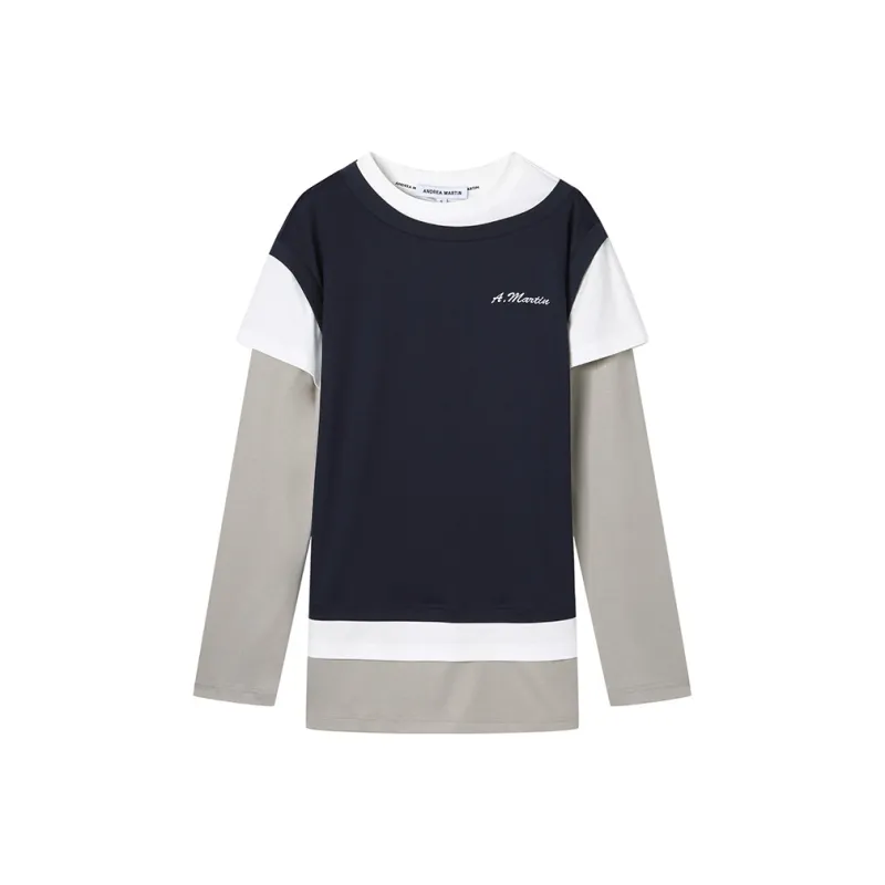 ANDREA MARTIN T Shirt Women's Navy Blue-0