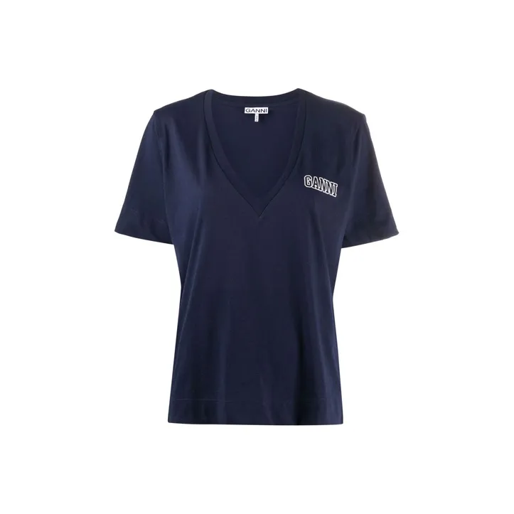 GANNI T-Shirts Women's Blue-0