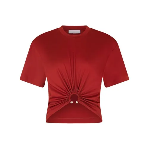 Paco Rabanne Piercing Detailed Crewneck T-Shirt