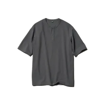 UNIQLO T Shirt Unisex 08 Dark Gray