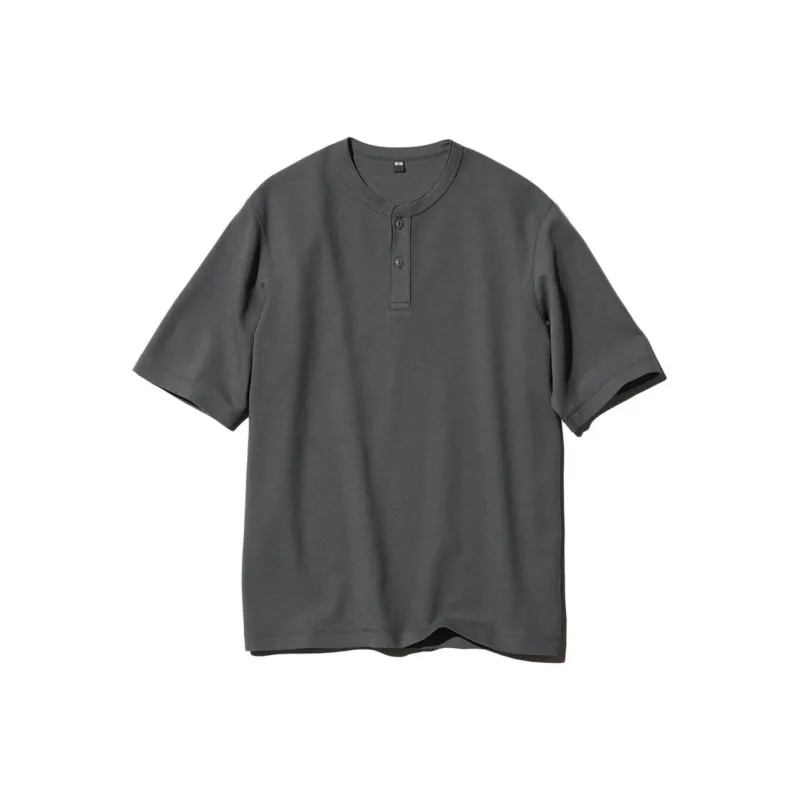 UNIQLO T Shirt Unisex 08 Dark Gray-0