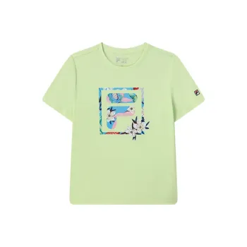 FILA T-Shirts Women's Fluorescent Lime Green