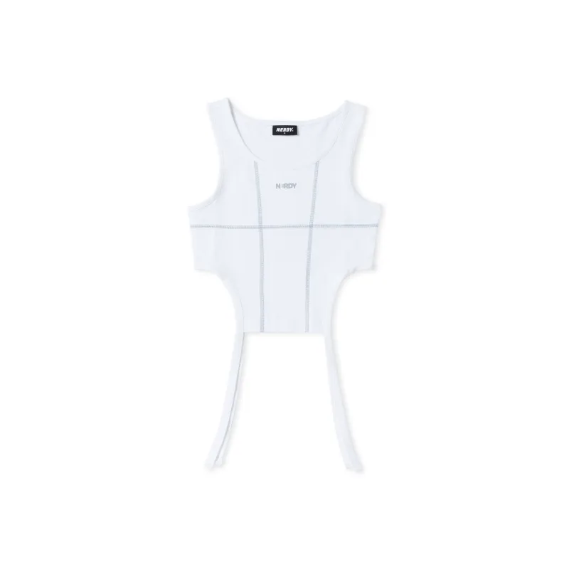 NERDY SS24 Tank Top Women's White-0