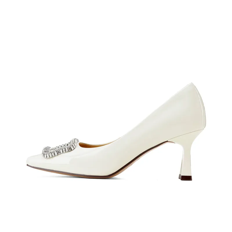 GOLDLION Chunky Heel High Heels 7cm Women's-6