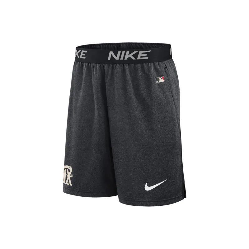 Nike Texas Rangers City Connect Practice Sports Shorts Men's Anthracite-0