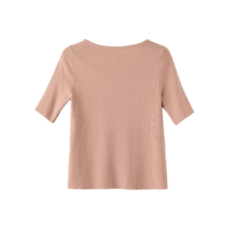 Late White Knitwear Women's Dusty Pink-1