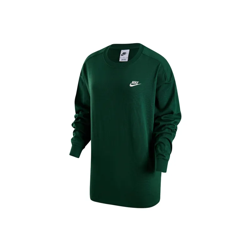 Nike Drop Shoulder Sleeve T Shirt Women's Canyon Green-0