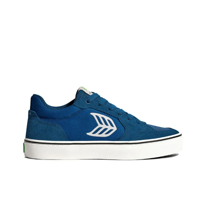 CARIUMA Vallely Pro Low Top Skateboard Shoes Men's Blue-1