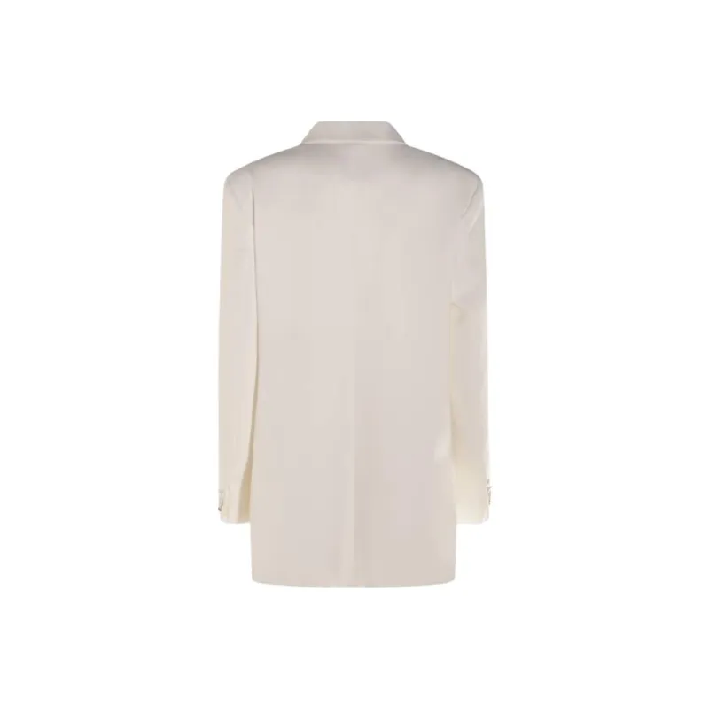 MaxMara Business Suit Coat Women's White-1
