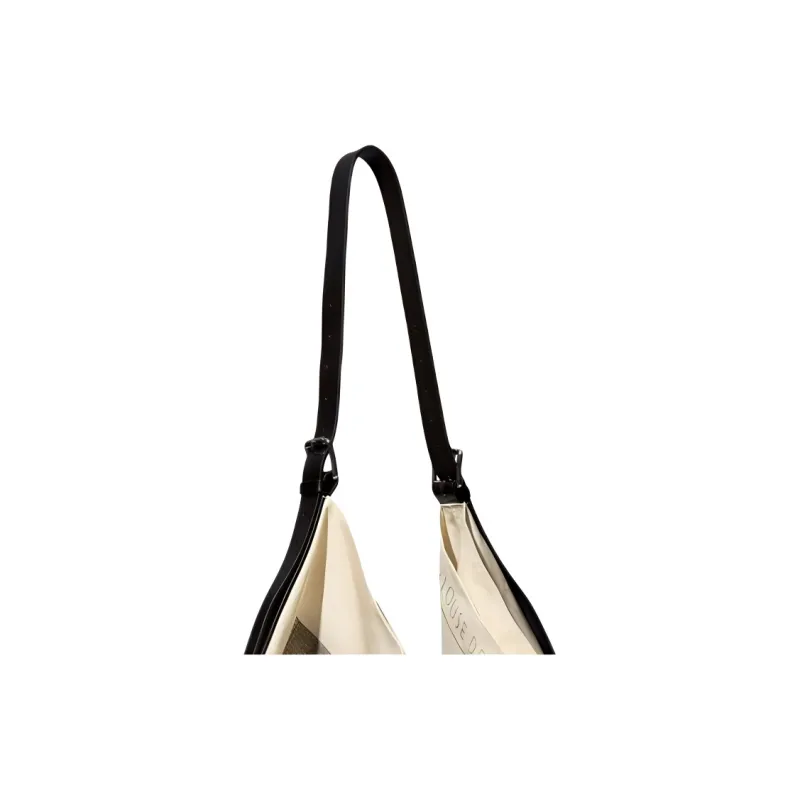 Lemaire Cotton HOBO Shoulder Bag Women's Beige-4