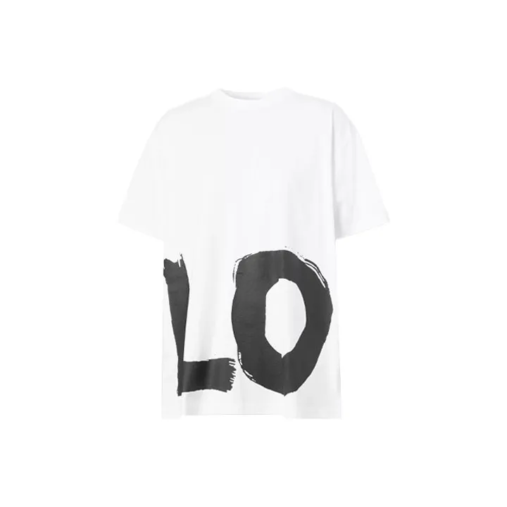 Burberry Love Printed Oversized T Shirt-0