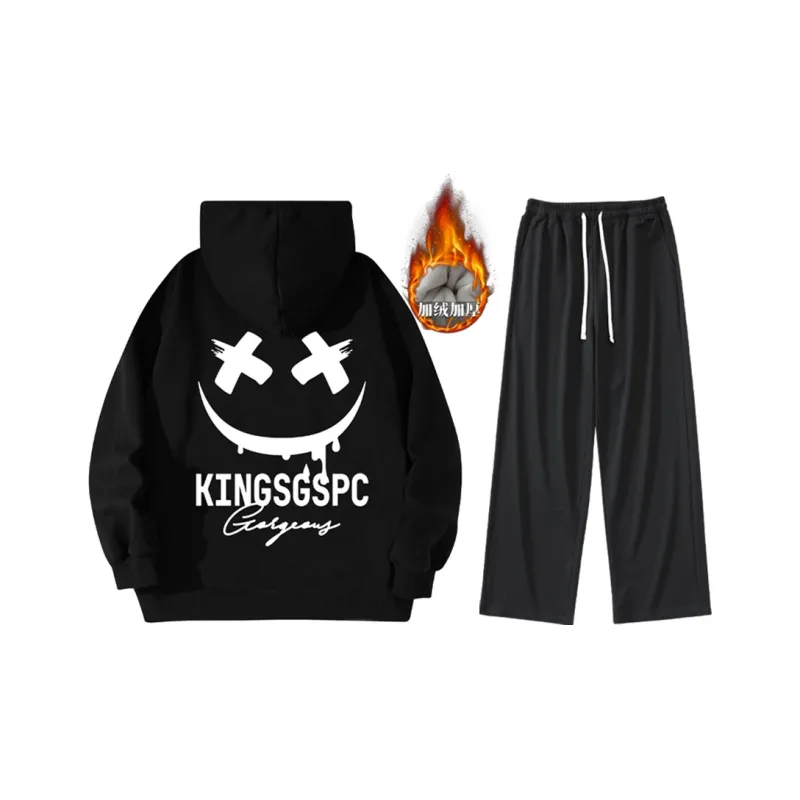 Kingsgspc Sweatshirt Sets Unisex-0